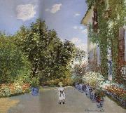 Claude Monet The Artist-s House at Argenteuil France oil painting reproduction